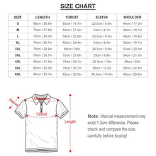 Custom Men's Polo Shirt Personalized Face Funny Polo Shirt with Zipper