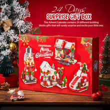 Christmas Brick Figures  Surprise Blind Box  24 Calendar Countdown Gift Box Nutcracker Brick Figures Blind Box