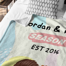 Custom Couple Cartoon Blanket Anniversary Gifts