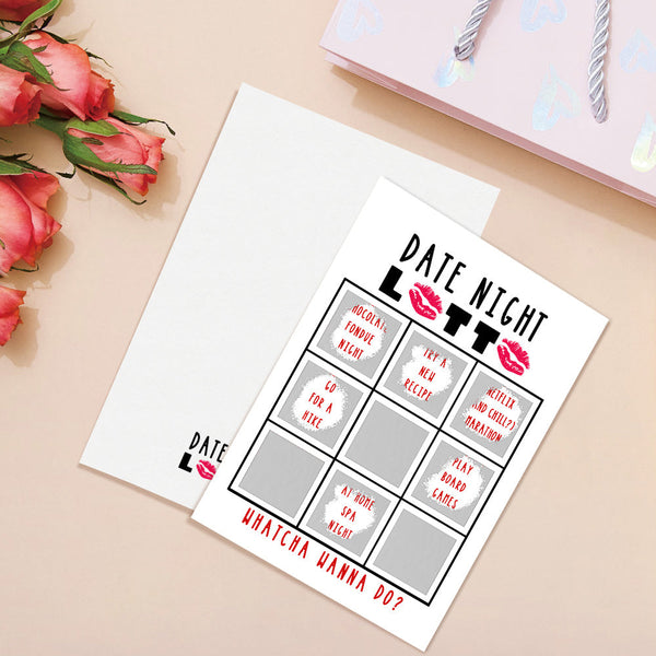 Lover's Lotto Scratch Card Valentine's Day Surprise Funny Scratch off Card - SantaSocks