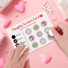 Naughty Scratch Card Funny Valentine's Day Scratch off Card Match 3 to Win Card - SantaSocks