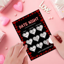Black Naughty Scratch Card Funny Valentine's Day Scratch off Card - SantaSocks