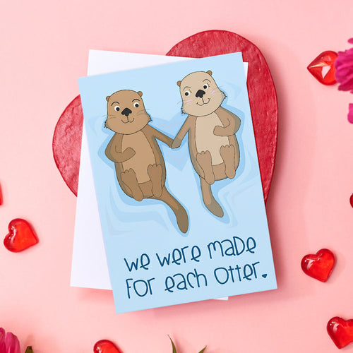 Funny Cute Animals Valentine's Day Card - SantaSocks