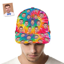 Custom Cap Personalised Face Baseball Caps Adults Unisex Printed Fashion Caps Gift - Tie Dye