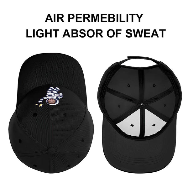 Custom Cap Personalised Face Baseball Caps Astronaut Printed Fashion Caps Gift Adults Unisex