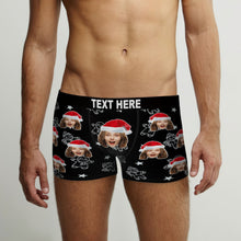 Christmas Men's Boxer Briefs Custom Briefs Gift for Him Funny Christmas Boxers