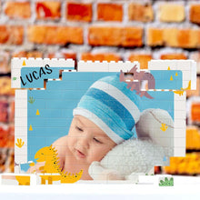 Custom Collage Photo Building Blocks Square Shape Building Bricks Gift for Him 