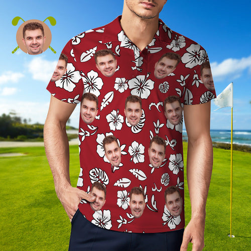 Men's Custom Polo Shirt Personalised Golf Shirts