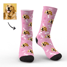 Custom Dog Photo Socks Gift for Pet Lover