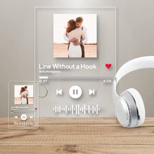 Custom Photo Scannable Music Plaque Best Gift for Lover Wedding Gifts