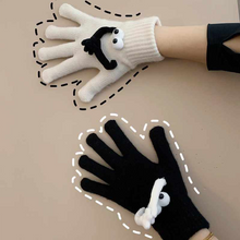 1 Pair Women's Warm Winter Magnetic Gloves Touch Screen Hand Warmer Gloves Christmas Gift for Girlfriend