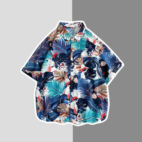 Summer Hawaiian Shirt Beach Style Trendy Clothing