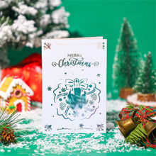 Christmas 3D Pop Up Card Hollow Christmas Greeting Card