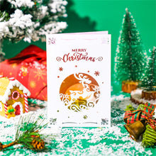 Christmas 3D Pop Up Card Hollow Christmas Greeting Card