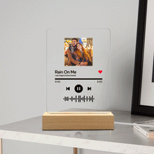 Custom Photo Scannable Music Plaque Best Gift for Lover Wedding Gifts
