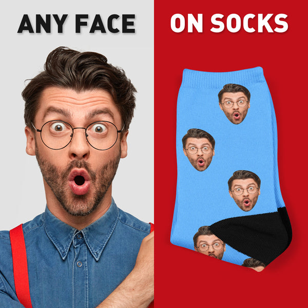Can I put my face on socks?