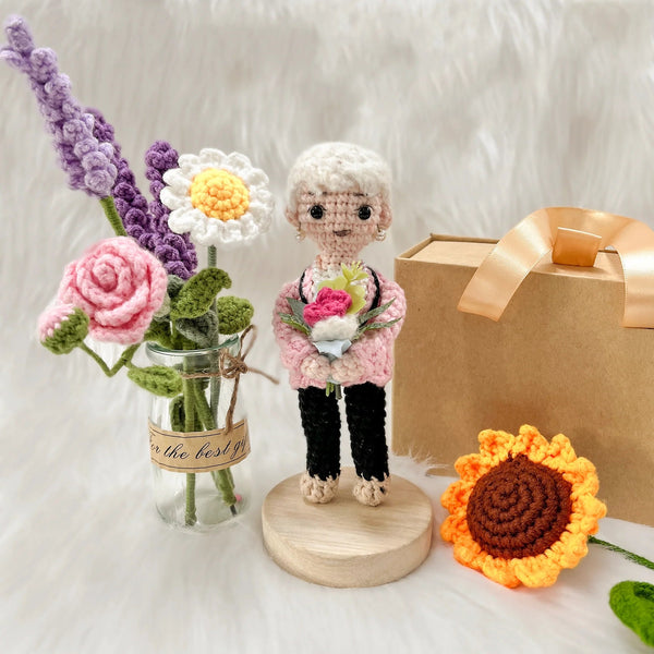 Loving Memory Crochet Doll Personalized Crochet Doll Custom Gift for Love