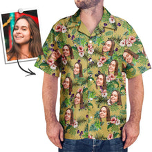Custom Face Shirt Men's Hawaiian Shirt Fashion Apparel For Him