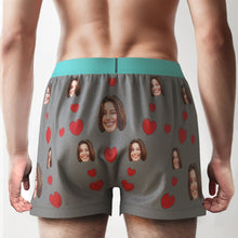 Custom Face Boxer Shorts I LICKED IT Personalized Waistband Casual Underwear for Him - SantaSocks