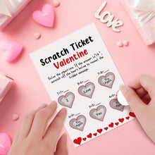 I Love You Scratch Card Funny Valentine's Day Scratch off Card