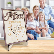 You Are the Piece That Holds Us Together Personalized Mom Puzzle Plaque Mom Puzzle Sign Mother's Day Gift - SantaSocks