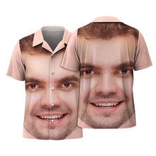 Custom Face Hawaiian Shirts Personalized Photo Gift Men's Shirts Gift - Big Face