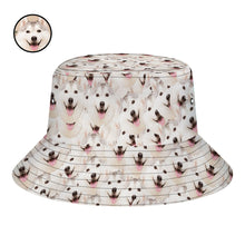 Custom Bucket Hat Unisex Pet Face Mash Bucket Hat Personalize Wide Brim Outdoor Summer Cap Hiking Beach Sports Hats Gift for Lover