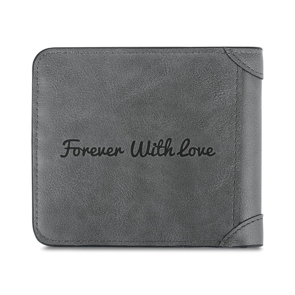 Custom Photo Wallet Men's Bifold Wallet for Lover