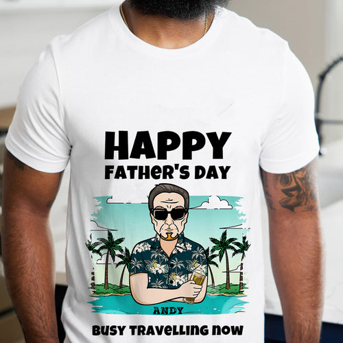 Personalized T-shirt Clipart Cartoon T-shirt Gifts for Dad Legend Retired