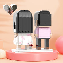 Valentine's Day Gift Customizable Fully Body 2 People Custom Brick Figures For Lover
