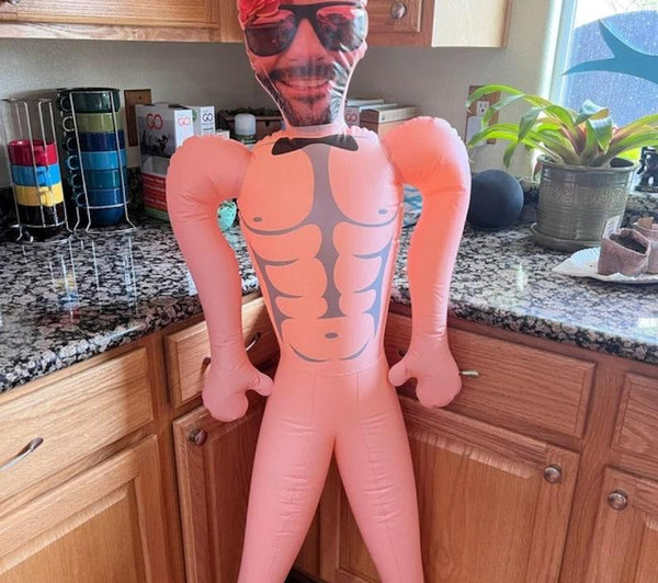blow up doll bachelorette party favor hen party favor funny valentines gift inflatable doll inflatable boyfriend custom doll photo doll