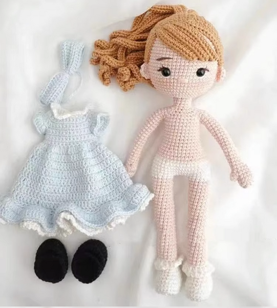 Gifts for Grandpa Custom Crochet Doll Personalized 1 Person Full Body Custom Couple Gift