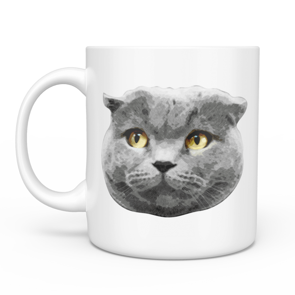 Custom Pet Portrait Mug, Coffee Mug - Dog Lover Gift For Her