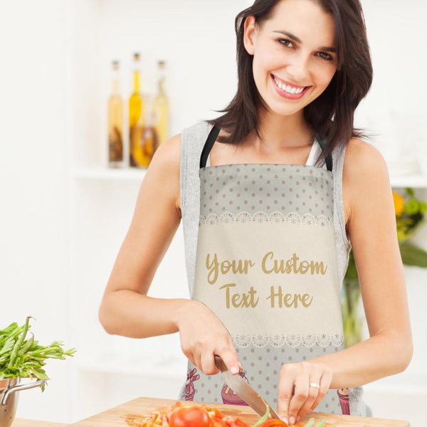 Custom Text Kitchen Cooking Apron