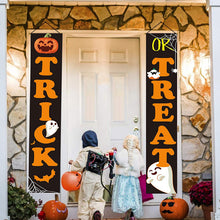 Halloween Banner Set Outdoor Signs Garden Front Door Hanging Decor Halloween Decorations