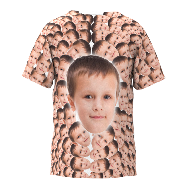 Custom Fanny Faces Mash Kid T-shirt