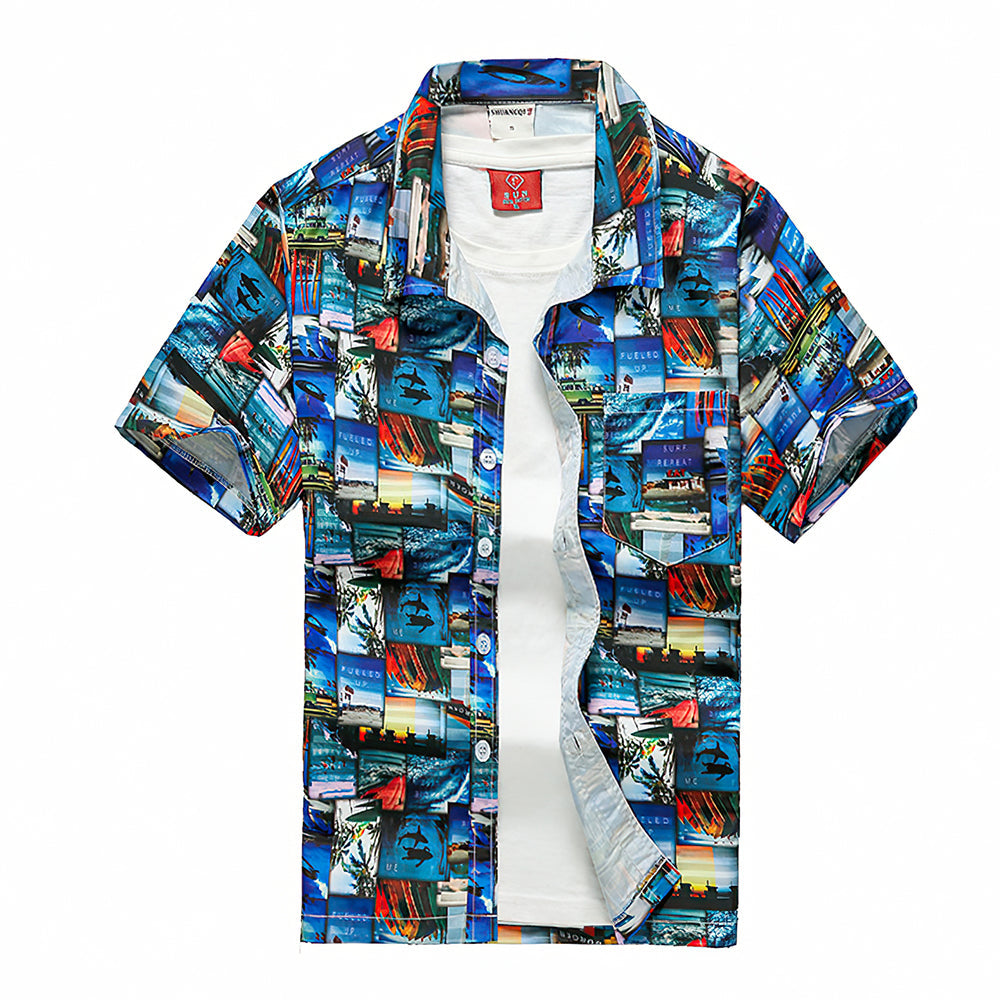 Hawaiian Shirts Joytime Design Aloha Beach Shirts For Men