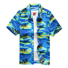 Hawaiian Shirts Coconut Tree Design Aloha Beach Shirts For Men