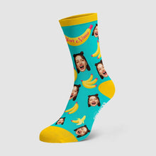 Personalised Face Socks Funny Banana