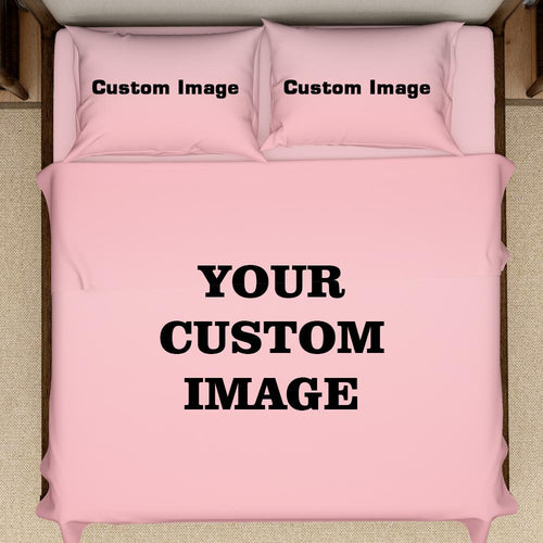 Personalized  Duvet Cover Bedding Sheets Custom Photo Duvet Cover & Pillow Design Your Own