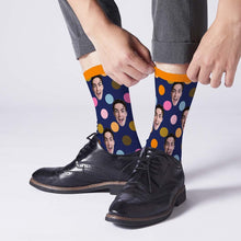 Custom Face On Dots Socks