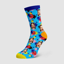 Custom Face Socks Dazzling graphical elements