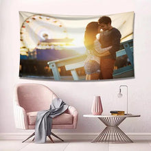 Photo Tapestry Short Plush Wall Art Hanging Decoration Gift for Her
