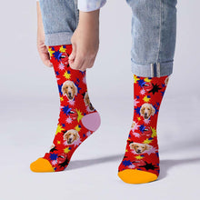 Custom Face Socks Dazzling graphical elements