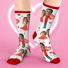 Customized Face Socks Photo Socks with My Love