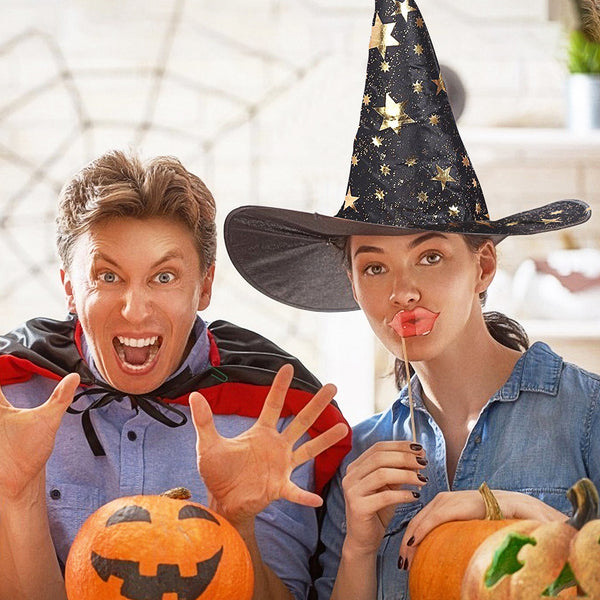 Halloween Wizard Hat Ghost Festival Dress Up Gift - Skull