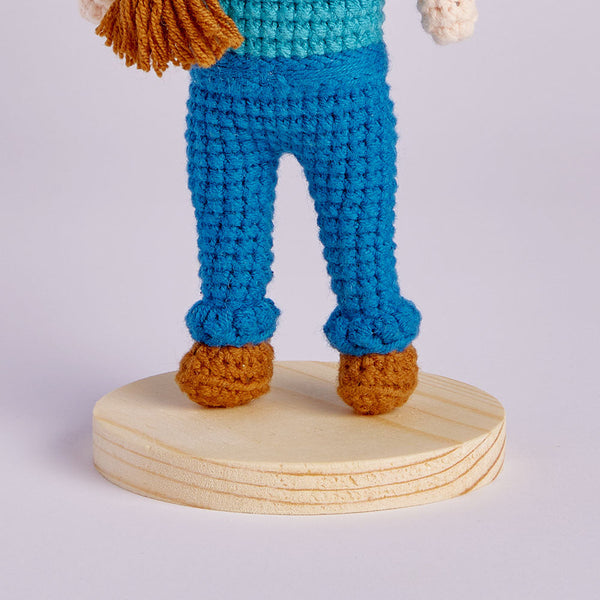 15cm Crochet Doll Base Stand