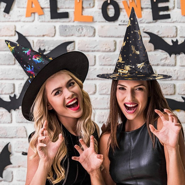 Halloween Wizard Hat Ghost Festival Dress Up Gift - Pumpkin