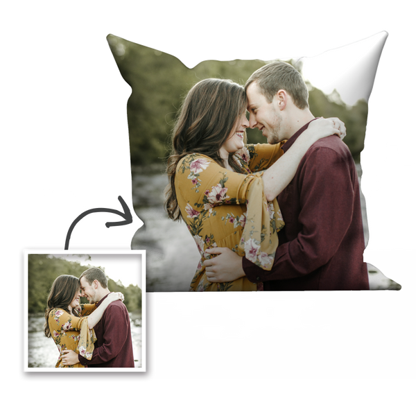 Christmas Limited Offer Custom Couple Photo Throw Pillow