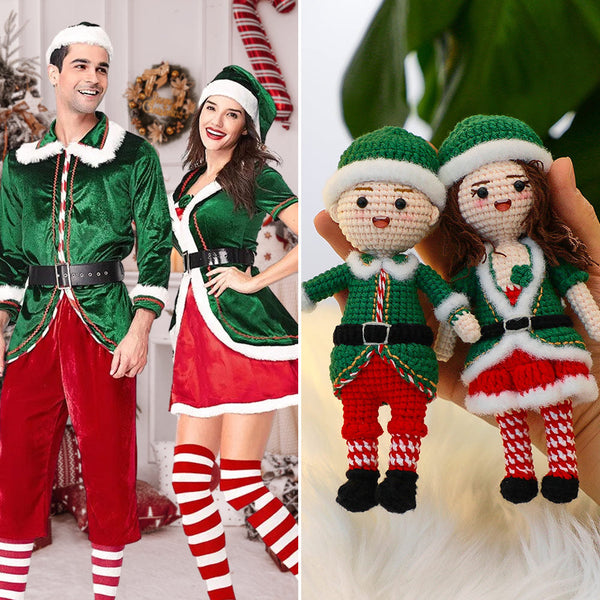 Full Body Custom Crochet Dolls Personalized Christmas Gifts Handmade Mini Look alike Dolls